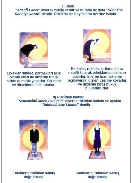 Erkek ve kadının namaz kılış şekli