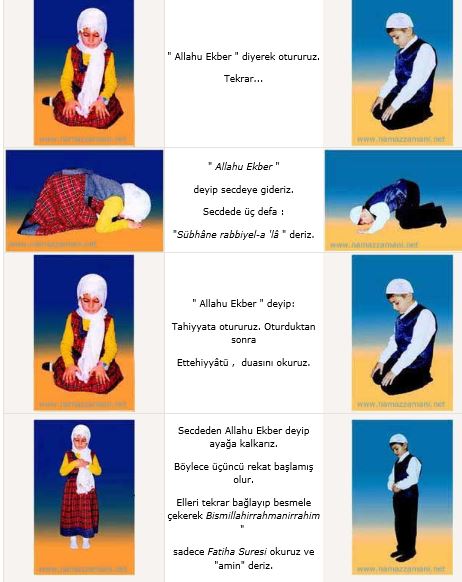 Yatsı namazı nasıl kılınır resimli anlatım