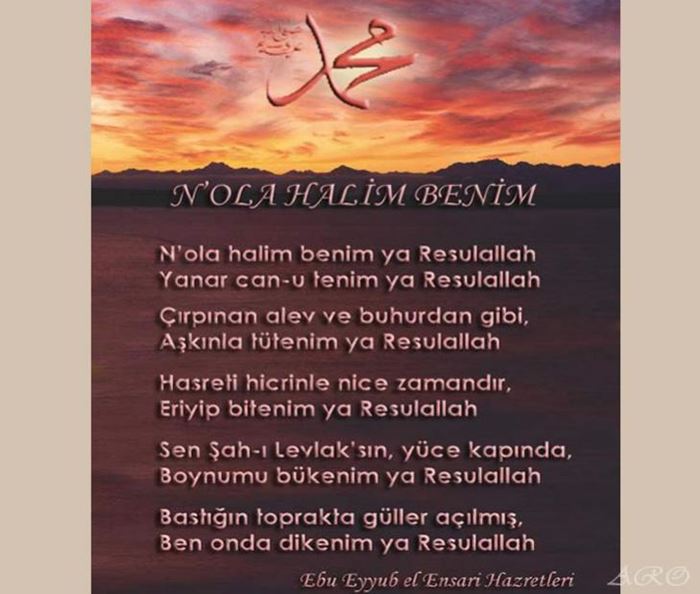 Peygamber efendimiz ile ilgili şiirler kısa