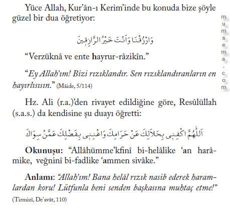 Rızık ve bereket iş ve kısmet açıklığı için dua