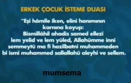 Hamileyken erkek bebek duası