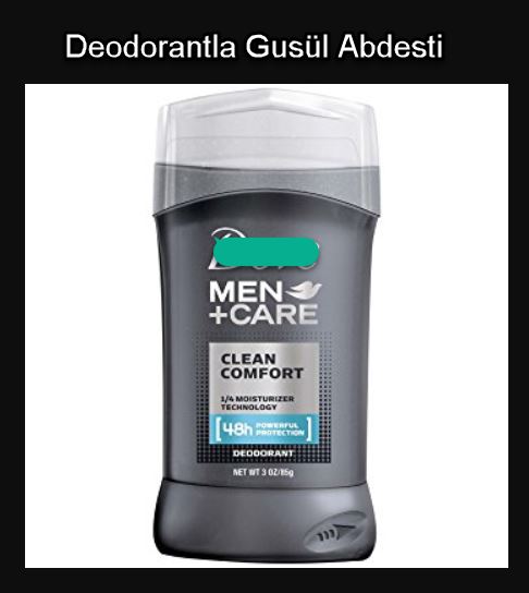 Deodorant Gusül Abdestine Mani Olur Mu