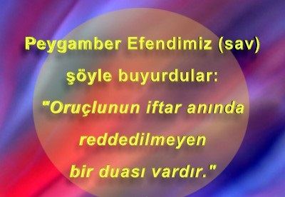 Resimlerle Efendimizin söyledikleri oruçla ilgili hadisler