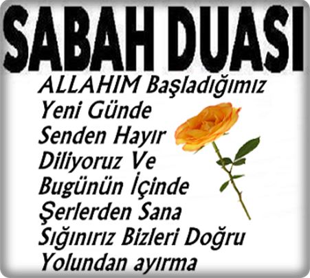 Sabahın Duası