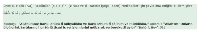 Bereket için dua