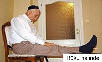 Sandalyede namaz (resimli anlatım)