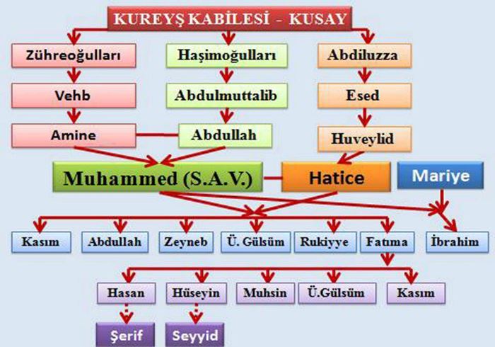 Peyagamberimizin soyu ile ilgili bilgi