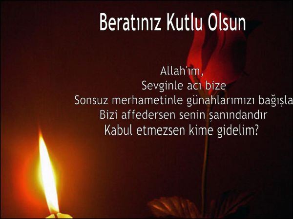 Resimli Berat Kandili Mesajları