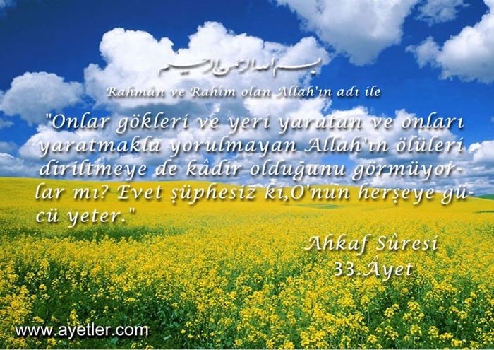 Güncel Resimli Ayetler