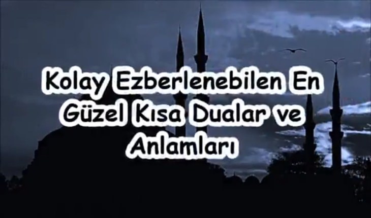 kısa dualar