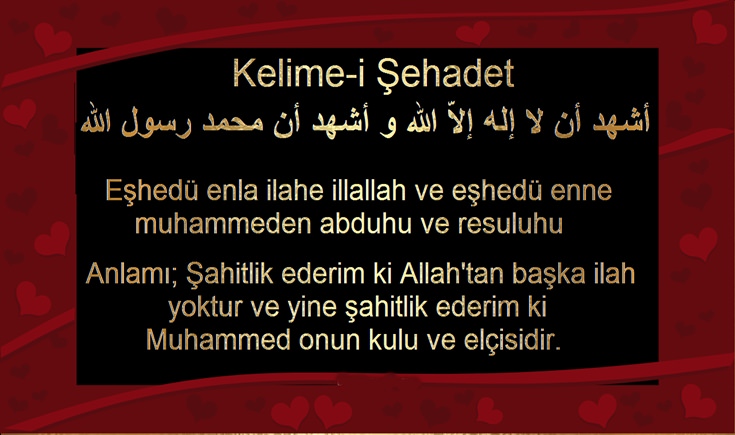 İslamın İlk Şartı Kelime-i Şehadet Getirmek