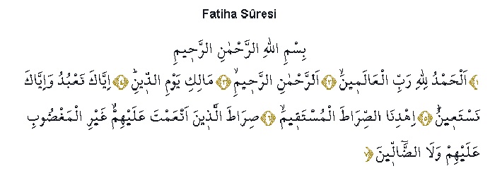 fatiha suresi