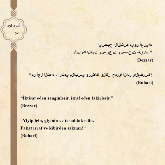İsraf Nedir? Ayet ve Hadisler