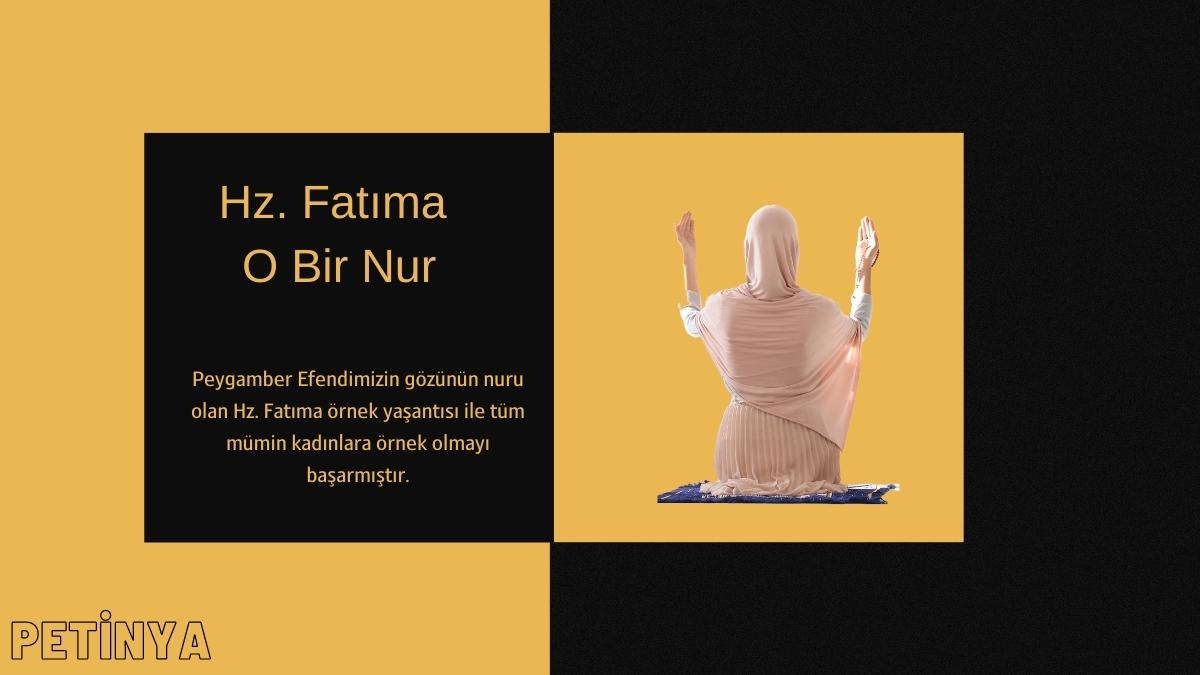 Hazreti Fatıma O Bir Nur