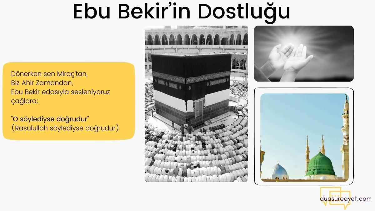 Hz. Ebu Bekir – Dostluğu
